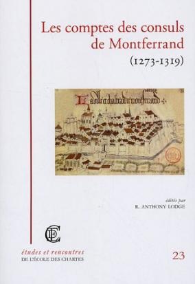 Couverture de "Les comptes des consuls de Montferrand (1273-1319)" © Énc