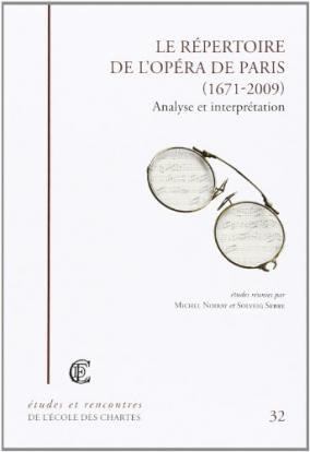 Couverture de "Le répertoire de l'opéra de Paris (1671-2009)" © Énc