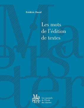 Les mots de l'édition de textes