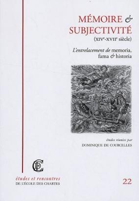 Couverture de "Mémoire et subjectivité (xive-xviie siècle)" © Énc