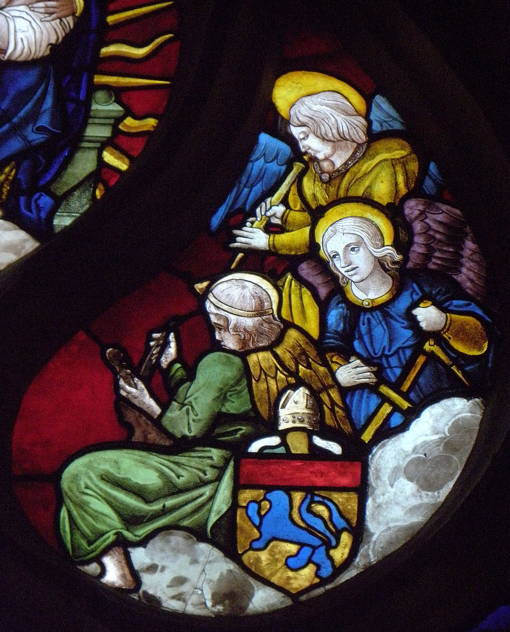Vitrail de l'arbre de Jessé de l'église Saint-Pierre de Beignon (56) 