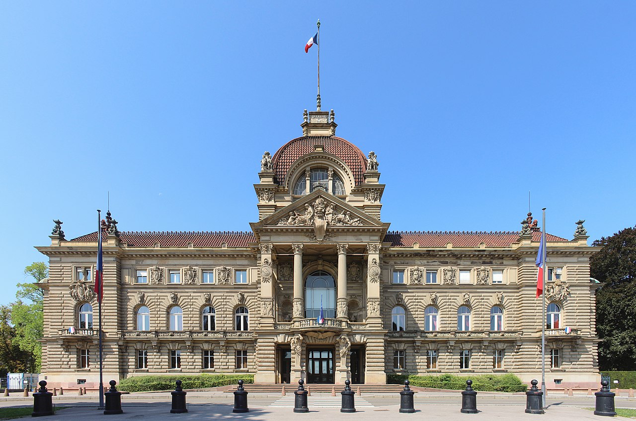 Le palais du Rhin à Strasbourg, qui abrite la Direction régionale des affaires culturelles Grand Est 