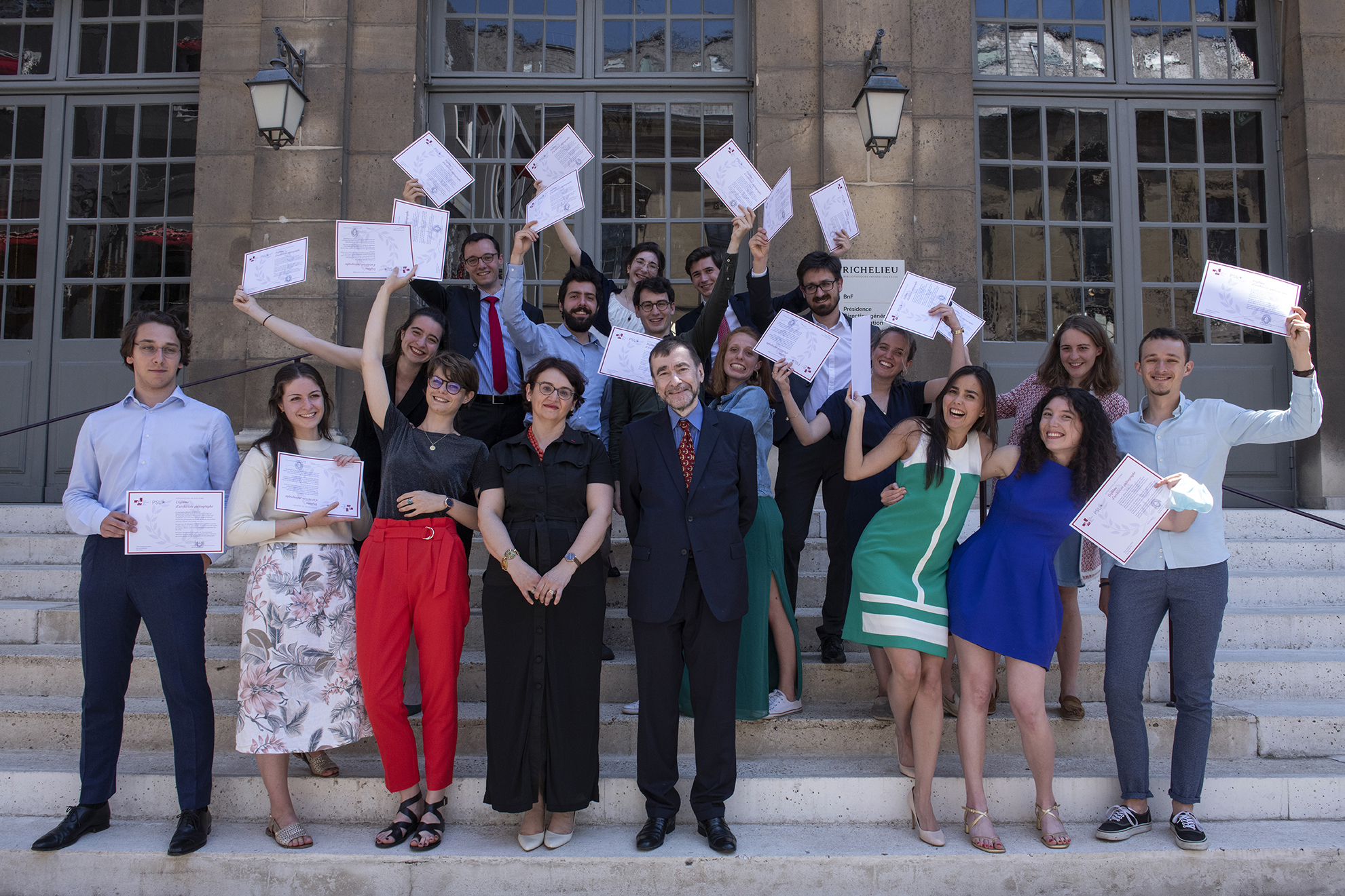 Cérémonie 2021 de remise des diplômes d’archiviste paléographe 