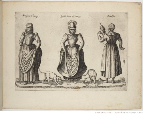 Jean-Jacques Boissard, Recueil de costumes étrangers, gravure, après 1581, Paris 