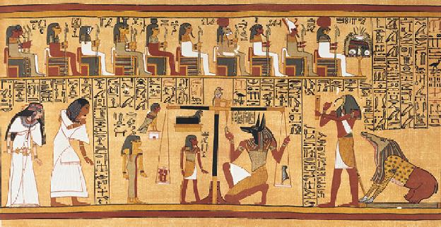 Papyrus d'Ani, vers 1200 avant notre ère (Nouvel Empire)