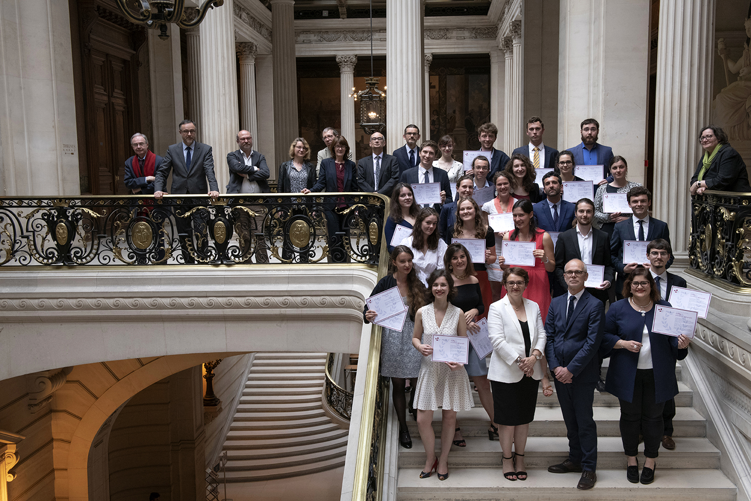 Cérémonie 2019 de remise des diplômes d’archiviste paléographe à la Sorbonne 