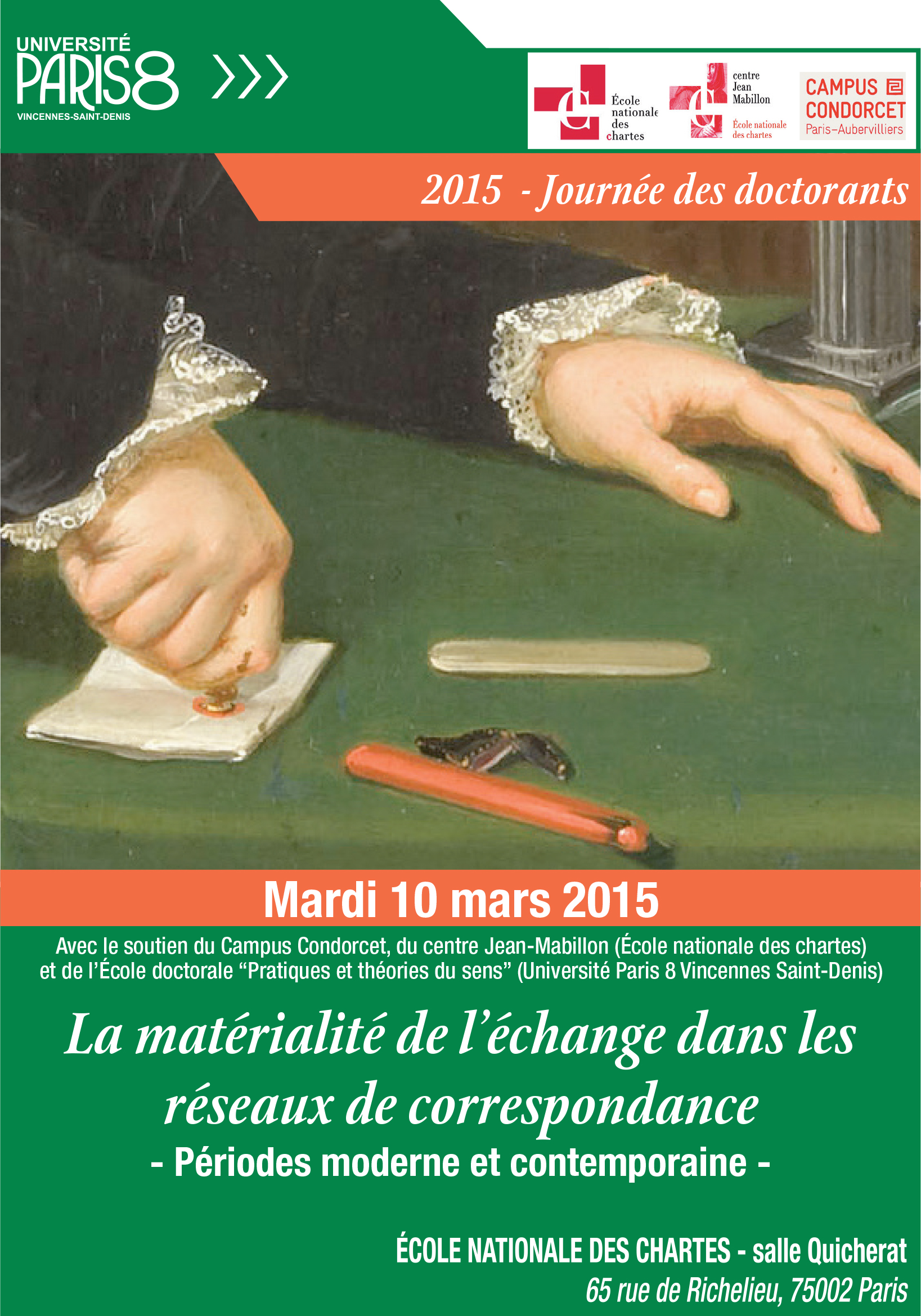 Journée 2015 des doctorants du centre Jean-Mabillon
