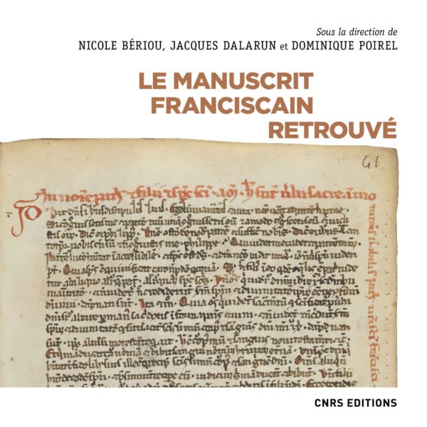Couverture de l’ouvrage Le manuscrit franciscain retrouvé