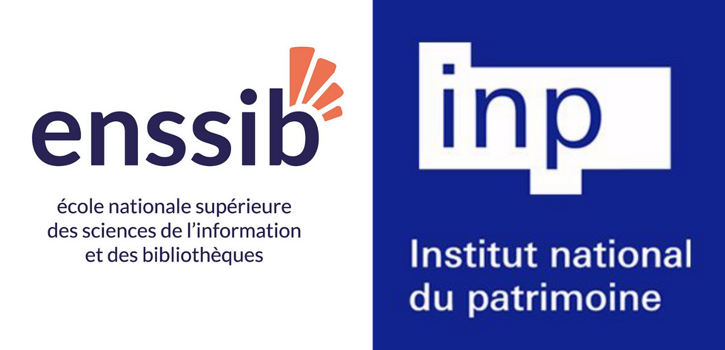 Logos de l’Enssib et de l’INP