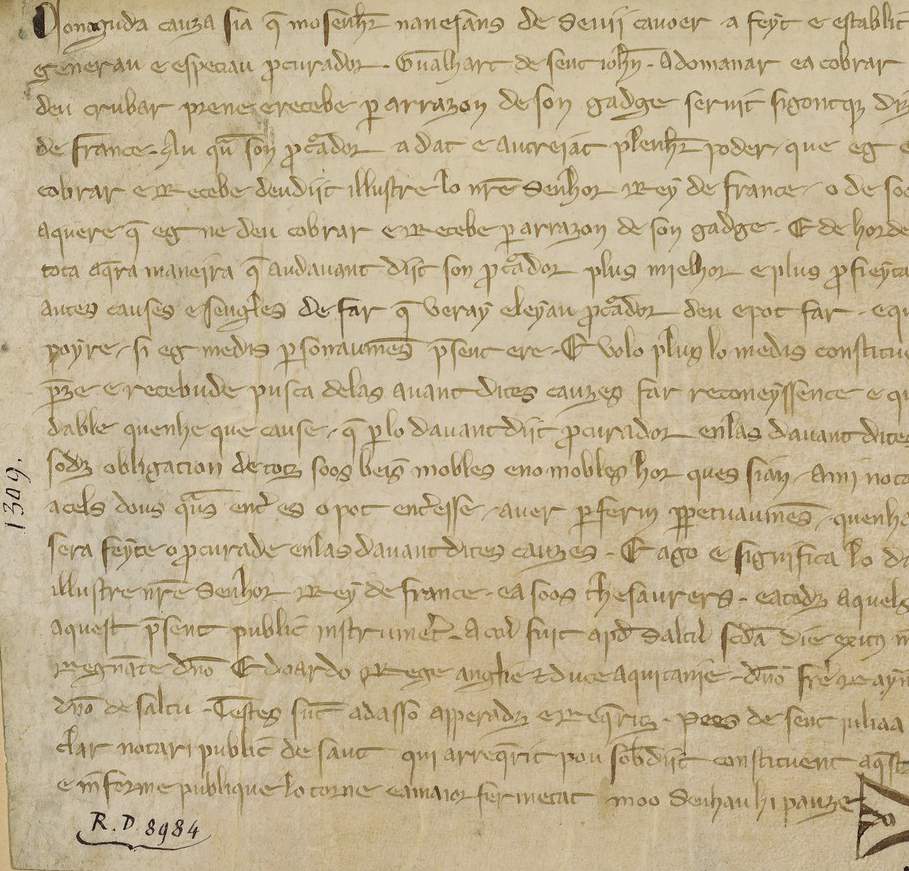Document concernant l'Histoire de France