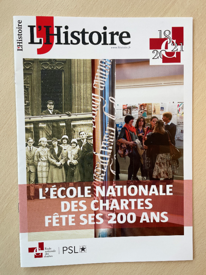 Couverture du tiré à part du magazine L’Histoire consacré à l’École