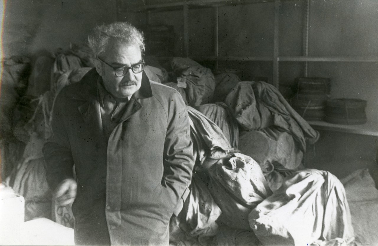 Raymond Borde au Vernet (environs de Toulouse) au début des années 1970. Collection La Cinémathèque de Toulouse