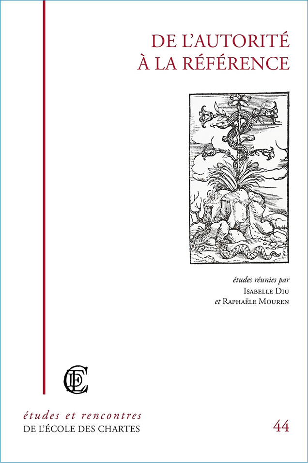 Image décorative : couverture de "De l'autorité à la référence"