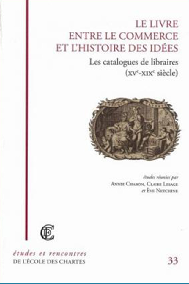 Image décorative : couverture de "Le Livre entre le commerce et l'histoire des idées"