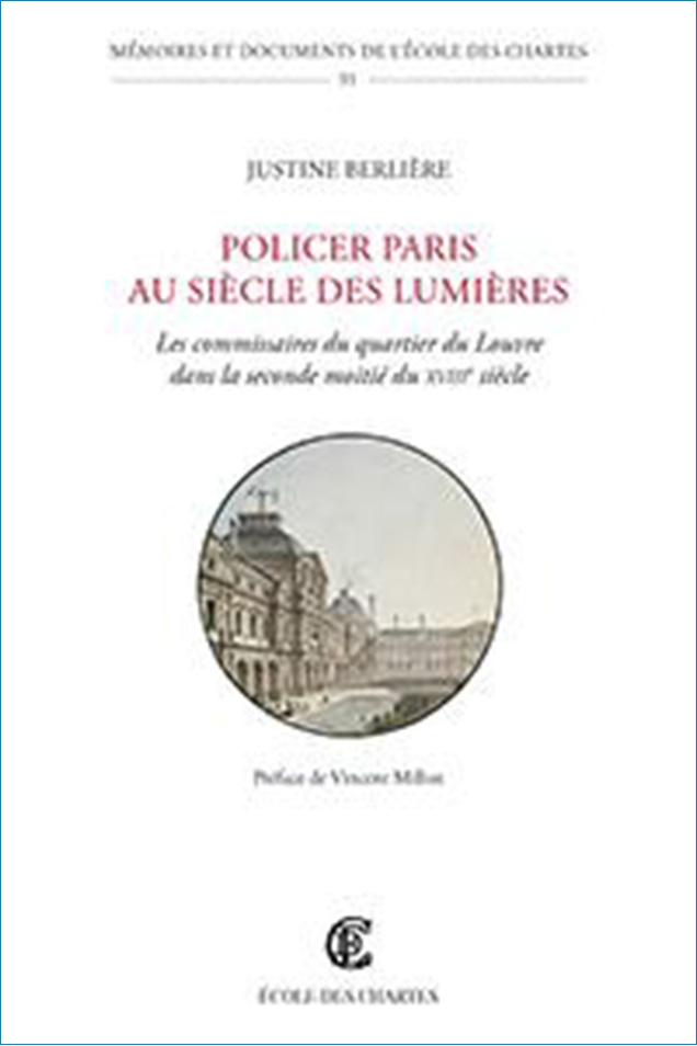 Image décorative : couverture de « Policer Paris au Siècle des Lumières »