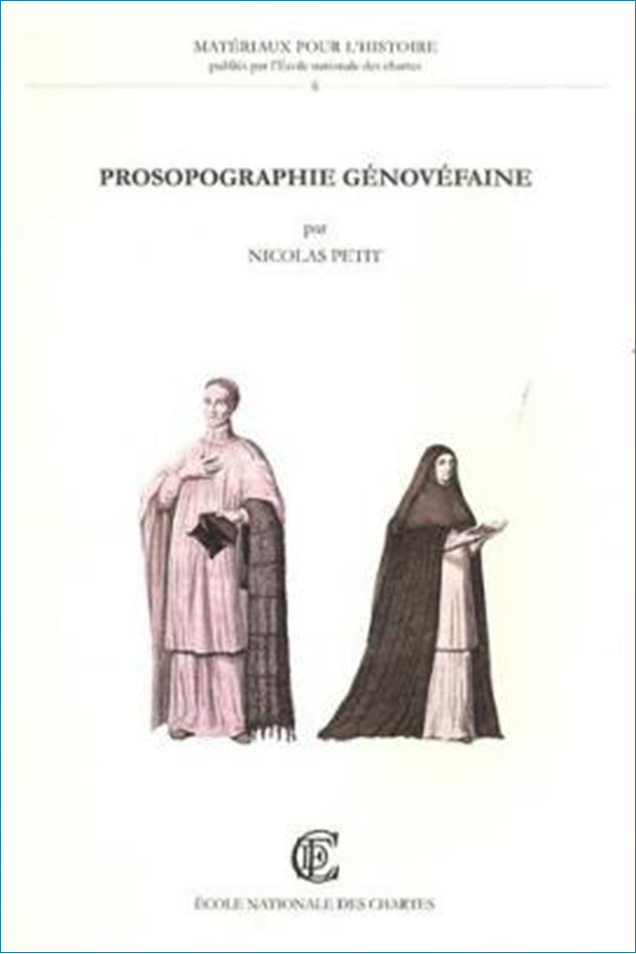 Image décorative : couverture de « Prosopographie génovéfaine »