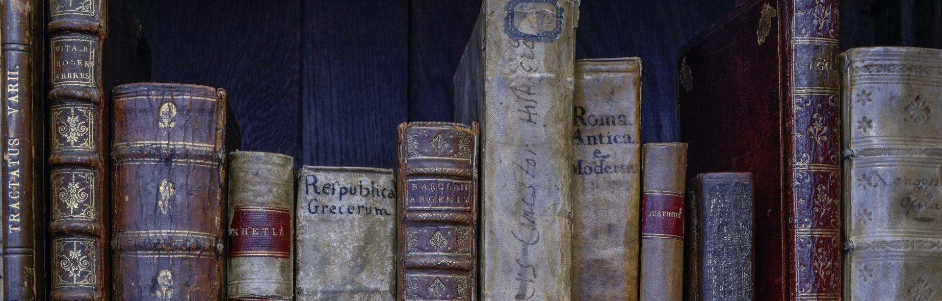 Rare book bindings from the library