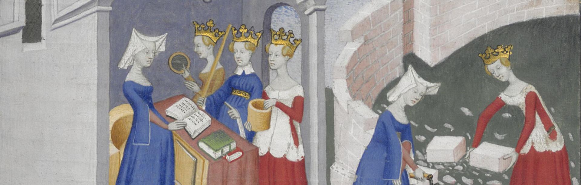 "La Cité des dames" de Christine de Pizan © Gallica, BnF, français 607, f. 2