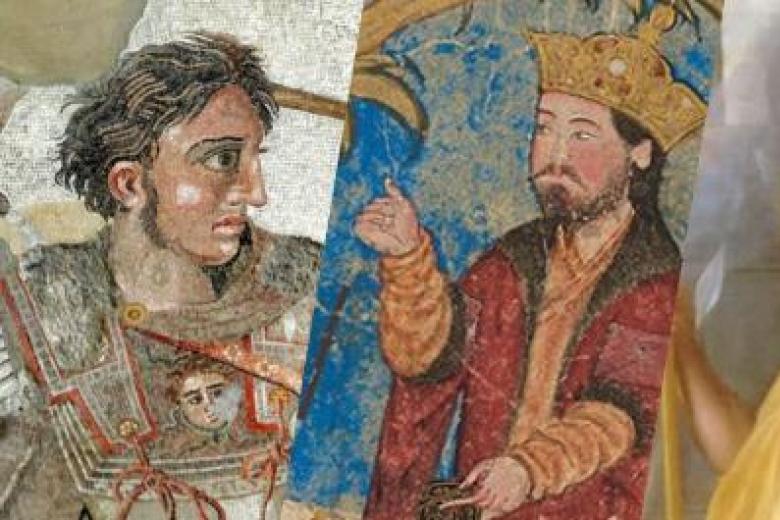 Image décorative : Alexandre le Grand représenté à différentes époques