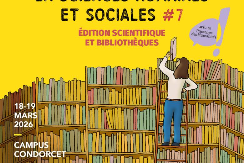 Image décorative : affiche des 7e Rencontres de l'édition en sciences humaines et sociales 