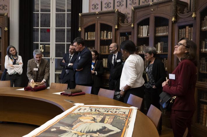 Image décorative : soirée des mécènes à la bibliothèque de l’École nationale des chartes - PSL le 4 décembre 2025 © Fondation de l’École nationale des chartes - PSL – cl. Didier Plowy