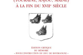 Couverture de L’intendance de Tours à la fin du XVIIᵉ siècle, par Brigitte Maillard et Jacques Maillard