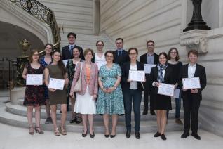 À la Sorbonne, cérémonie de remise des diplômes 2018 d'archiviste paléographe 