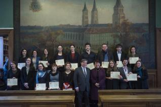 Cérémonie de remise des diplômes 2016 d'archiviste paléographe 