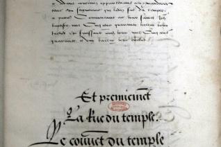 Censier du temple (1540) 
