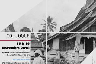 Affiche colloque « Les chartistes et l'Asie »