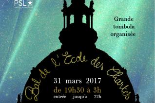 Affiche du bal 2017 de l’École des chartes