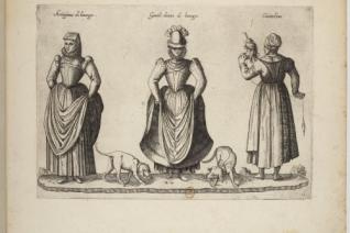 Jean-Jacques Boissard, Recueil de costumes étrangers, gravure, après 1581, Paris 