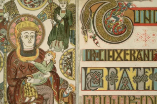 Enluminure du Livre de Kells, vers 800