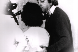 Jean Douchet en tournage 