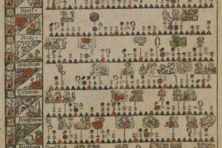 Calendrier pour l’année 1567 (Augsbourg). Nuremberg, Germanisches Nationalmuseum, HB 13837 