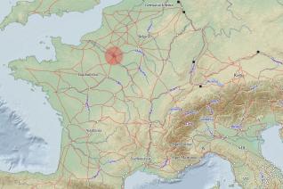 Copie d'écran du site peripleo.pelagios.org