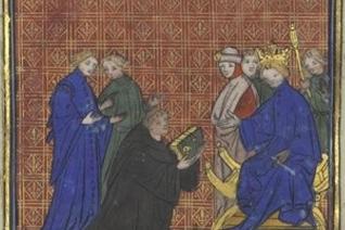 Miniature dans Tite-Live, Histoires, décades I à III, traduction de « frère Pierre Berceure » (date : 1301-1400)  