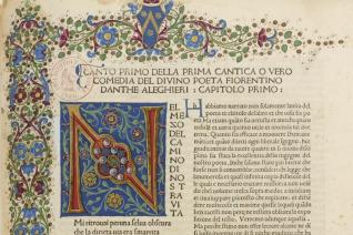 La Divina commedia di Dante Alighieri / col commento di Cristoforo Landino Dante Alighieri (1265-1321)