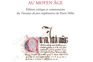 Couverture de l’ouvrage Emphytéose et fief au Moyen Âge