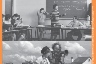 Affiche du colloque « Le cinéma dans l’enseignement supérieur français des années 1960 aux années 1980 »