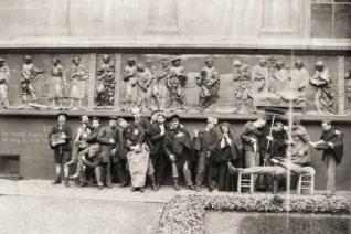 Étudiants des Beaux-Arts, Paris, c. 1870 