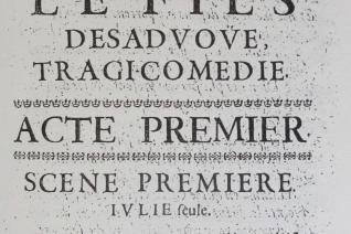 G. Guérin de Bouscal, Le fils desavoué ou le jugement de Théodoric, roi d’Italie, tragicomédie, Paris, 1642