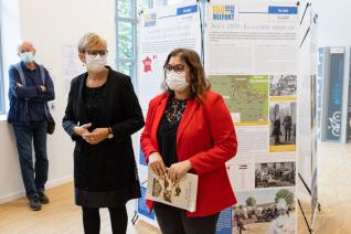 Marion Lavaux (prom. 2019) inaugure le Mémorial de Haute-Alsace