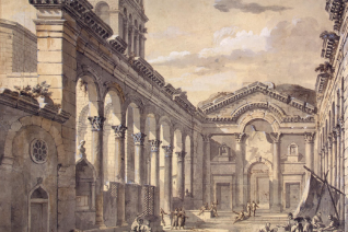 Palais de Dioclétien à Split. Charles-Louis Clérisseau, 1757