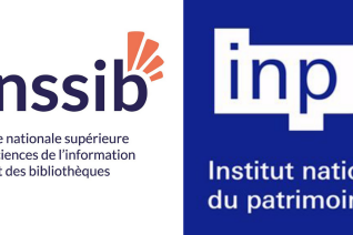 Logos de l’Enssib et de l’INP