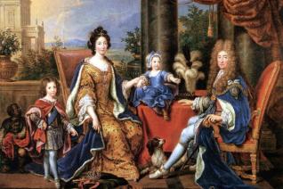Pierre Mignard, Jacques II et sa famille, 1694 