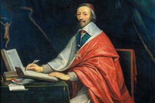 Philippe de Champaigne, Le cardinal de Richelieu écrivant, huile sur toile, XVIIᵉ siècle, Chancellerie des Universités de Paris