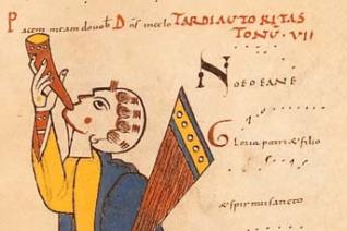 Tropaire de Saint-Martial de Limoges, XIᵉ siècle, neumes aquitains, BnF, Manuscrits latins
