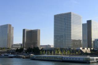 Vue du site François-Mitterrand de la BnF