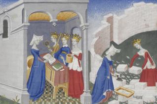 "La Cité des dames" de Christine de Pizan © Gallica, BnF, français 607, f. 2